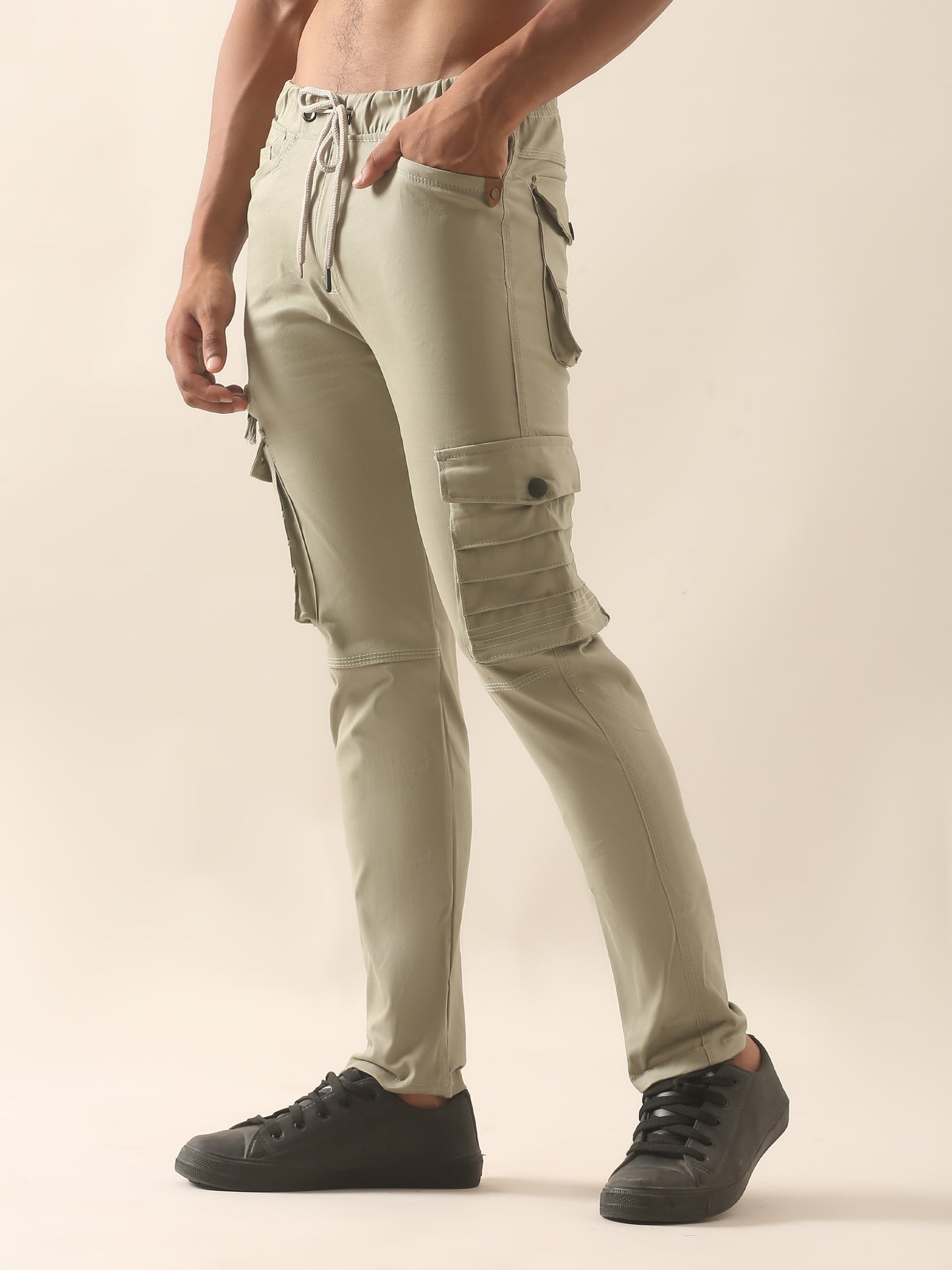 Kozy Aura Olive Green Cargo Joggers – Everyday Aura Fit