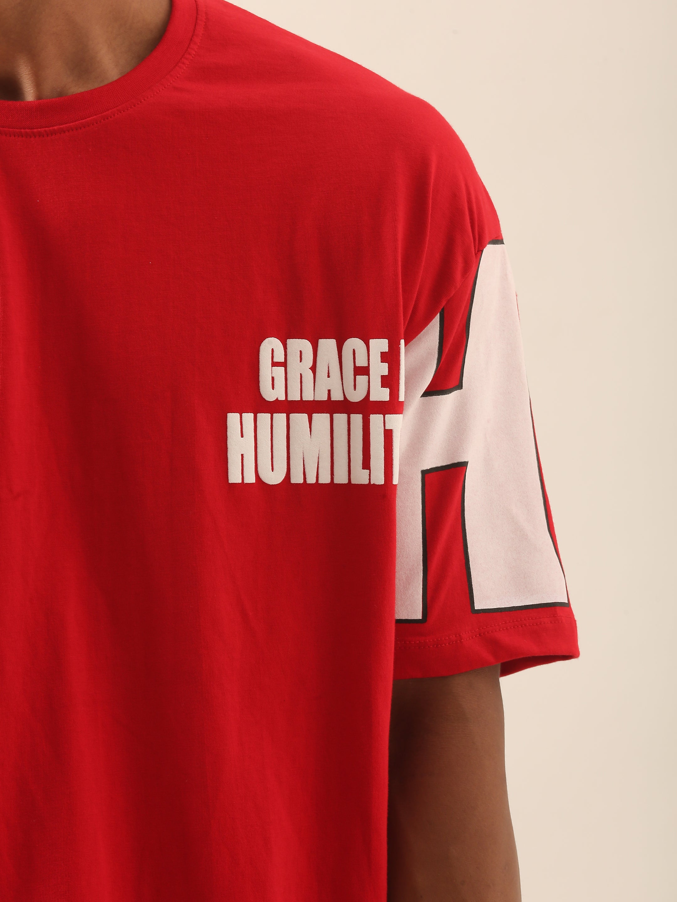 Aura Statement Graphic Tee – Red Butterfly Edition